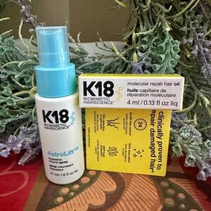 K18 AstroLift Repair Spray - K18 Molecular Repair Hair Oil.